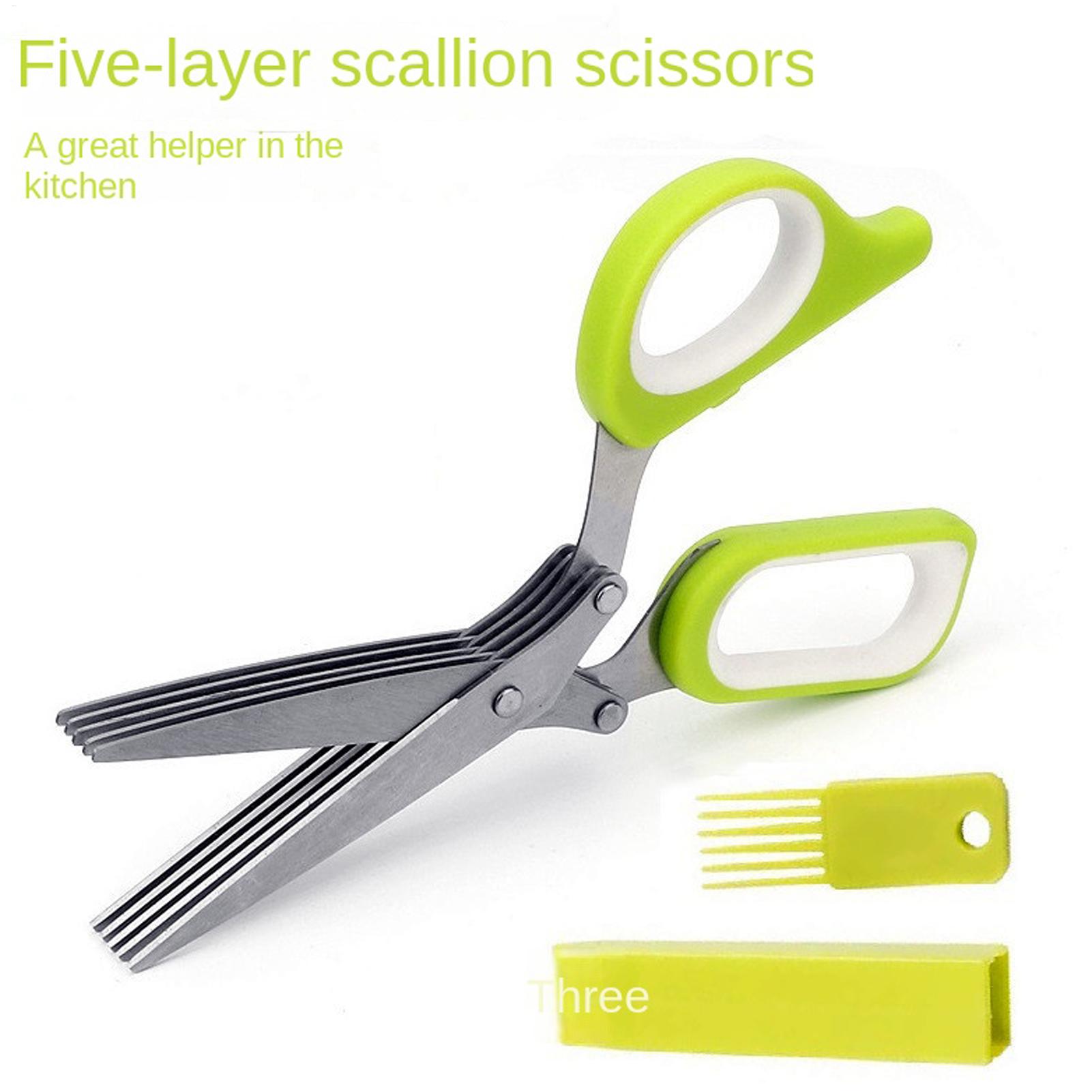 Herb Scissors 5 Blade - Kruidenschaar met 5 messen van roestvrij