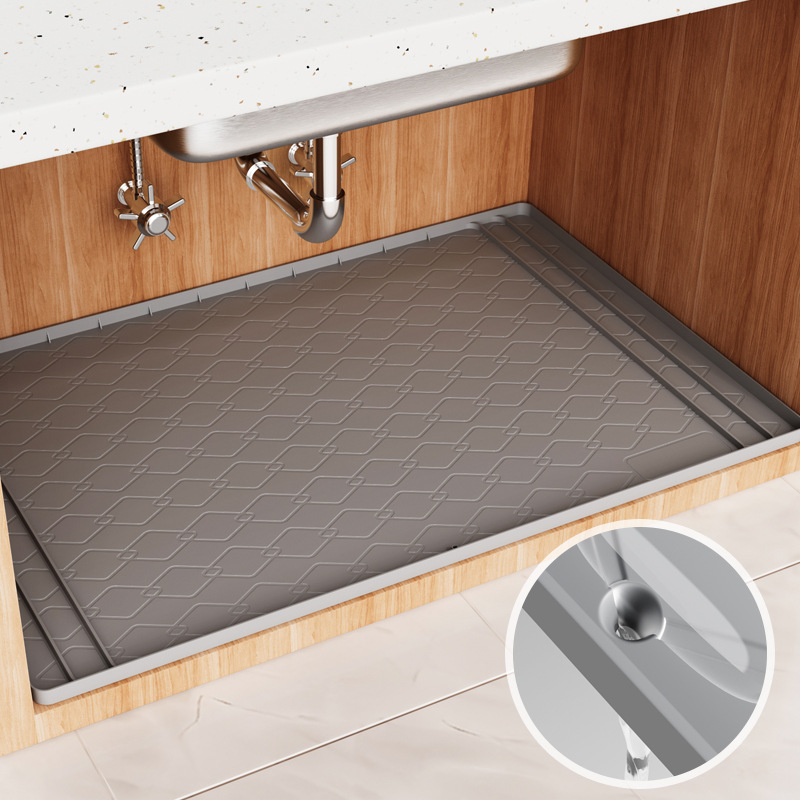 Kitchen Gadgets Essential - Siliconen onderkastmat, keukenaccessoires, schapbeschermer, kastbeschermer, opbergoplossingen