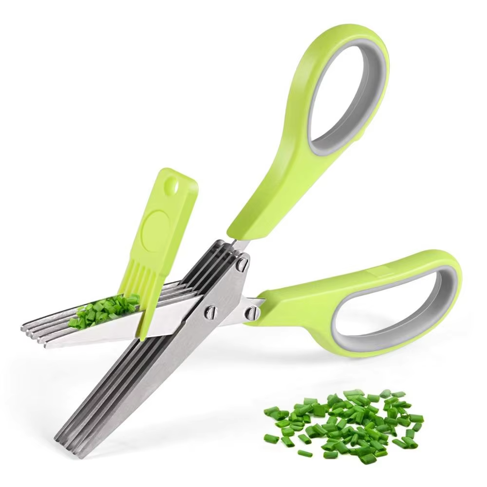 Herb Scissors 5 Blade - 5 Blade Kruidenschaar Roestvrijstalen Ui Kruidenschaar