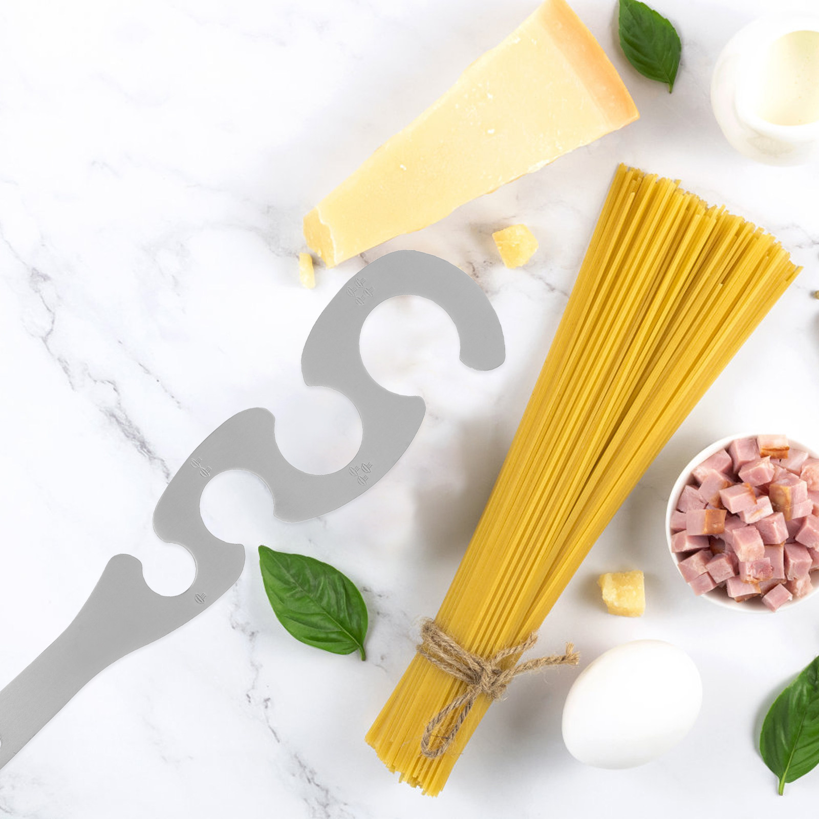 Pasta Measuring Tool - Pasta-maatgereedschap, spaghetti-maatgereedschap met 4 verschillende gaten
