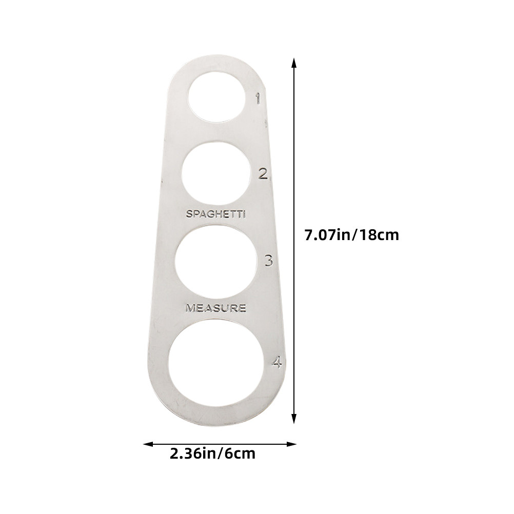 2 stuks roestvrijstalen pastam - Pasta Measuring Tool recensie en prijs
