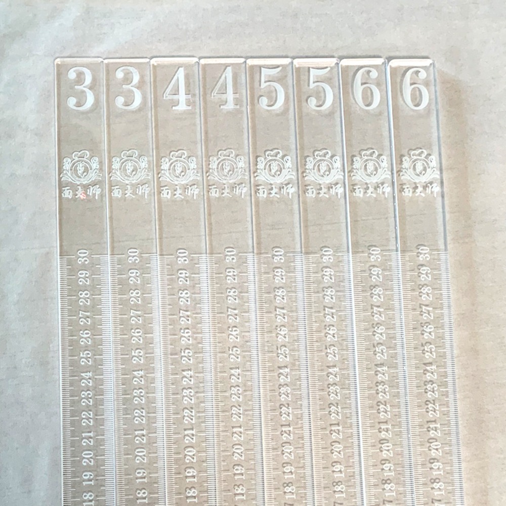 2pc Acryl Deegroller Spacers 3 - Pasta Measuring Tool recensie en prijs