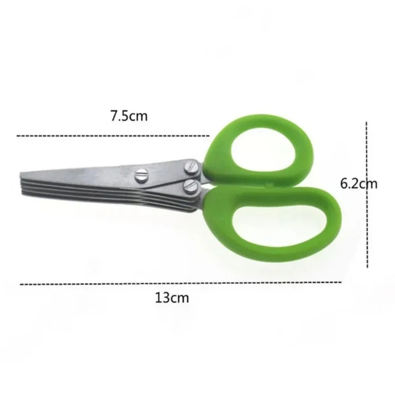 Tijdbesparende kruidenschaar m - Herb Scissors 5 Blade recensie en prijs