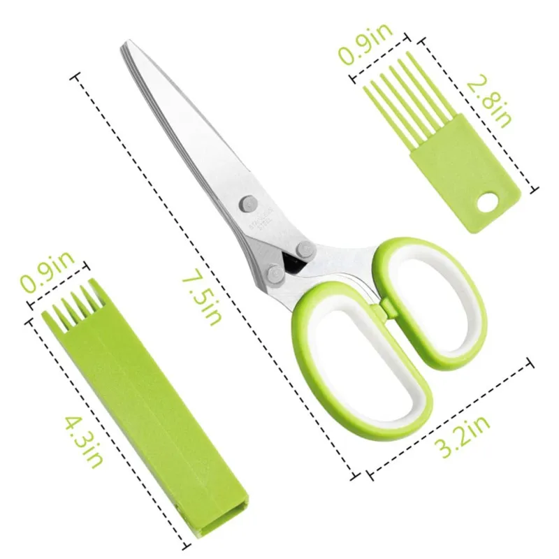Kruidenschaar Roestvrij staal  - Herb Scissors 5 Blade recensie en prijs