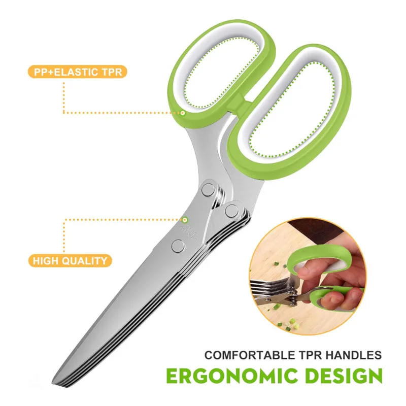 Kruidenschaar Roestvrij staal  - Herb Scissors 5 Blade recensie en prijs