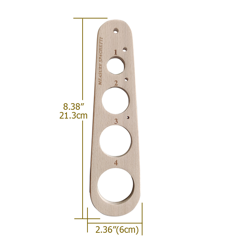 Houten pastasmeter Spaghetti I - Pasta Measuring Tool recensie en prijs