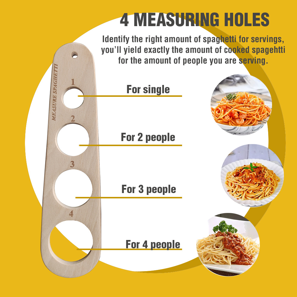 Houten pastasmeter Spaghetti I - Pasta Measuring Tool recensie en prijs
