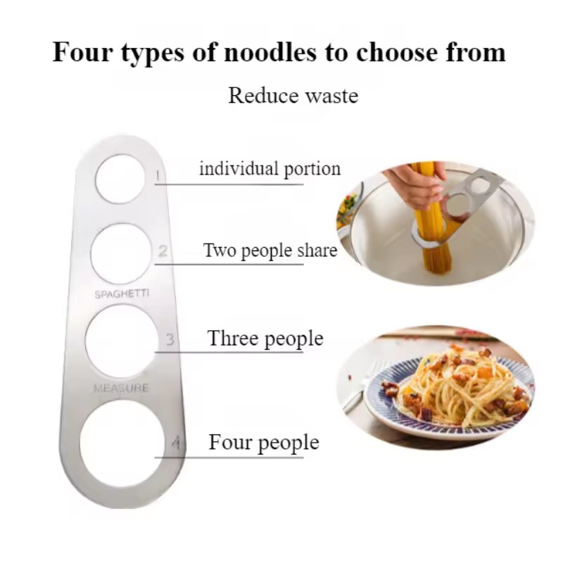 Roestvrijstalen spaghettimeter - Pasta Measuring Tool recensie en prijs